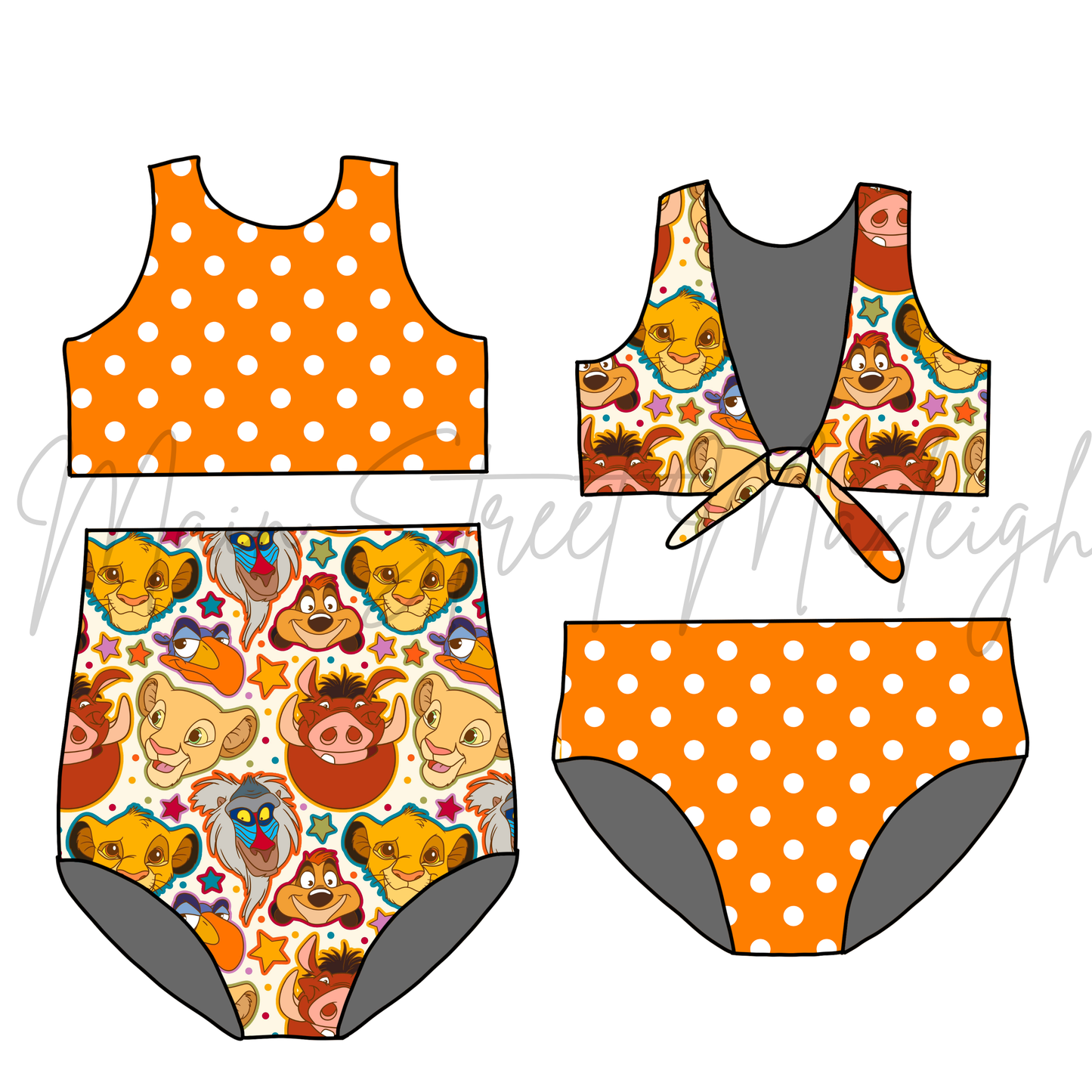Hakuna matata reversible swim
