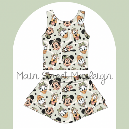 Safari friends yoga set