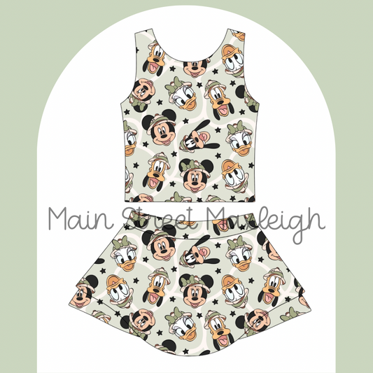 Safari friends yoga set