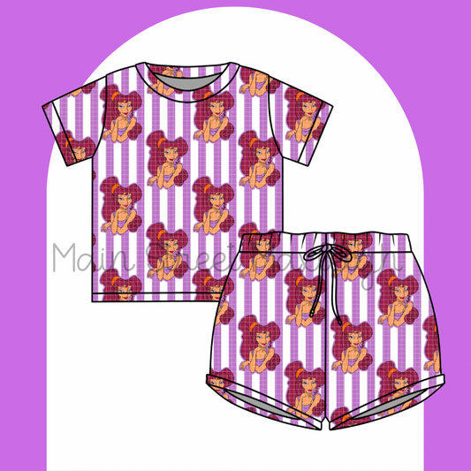 Meg stripes waffle set