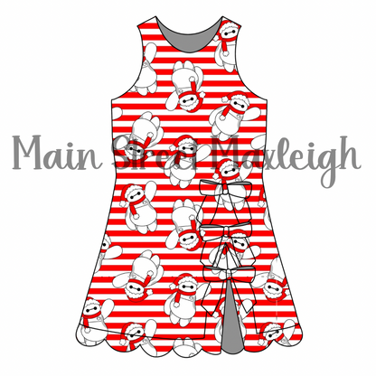 Bay Santa bow dress