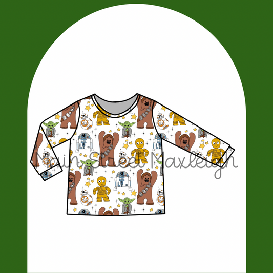 Galaxy long-sleeve top