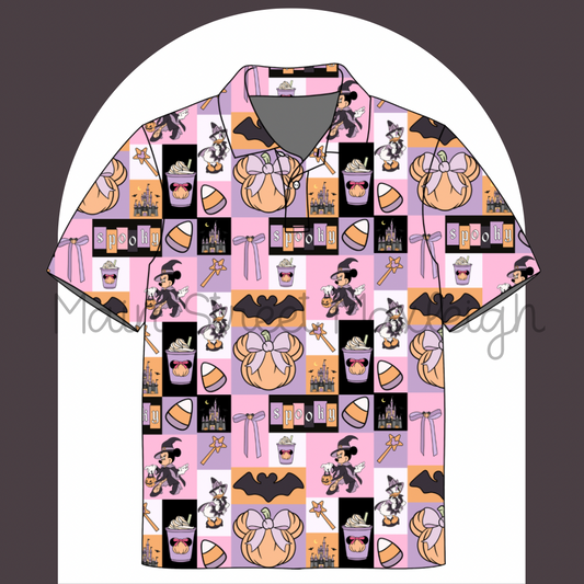 Halloween patch polo