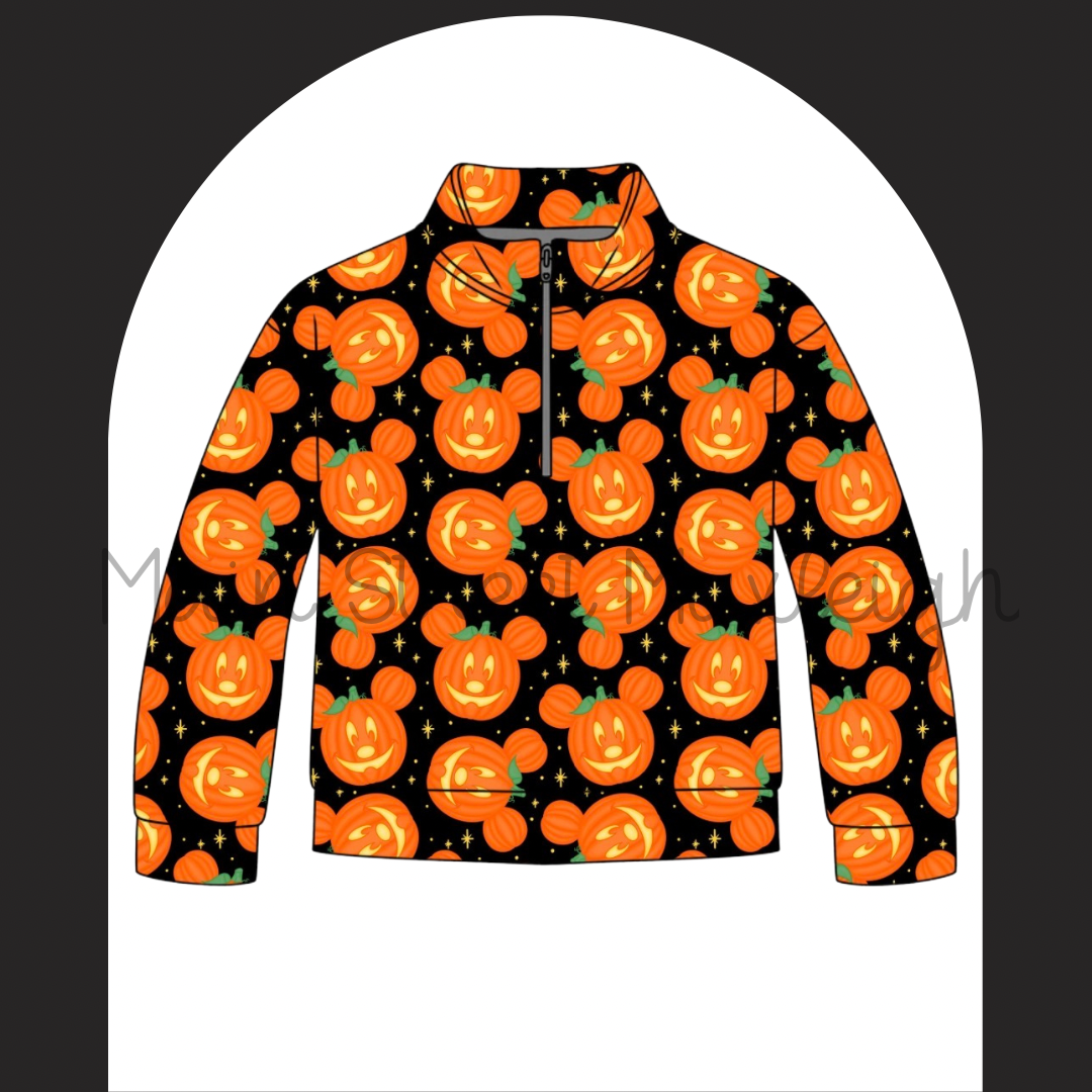 Halloween on Main Street zip up