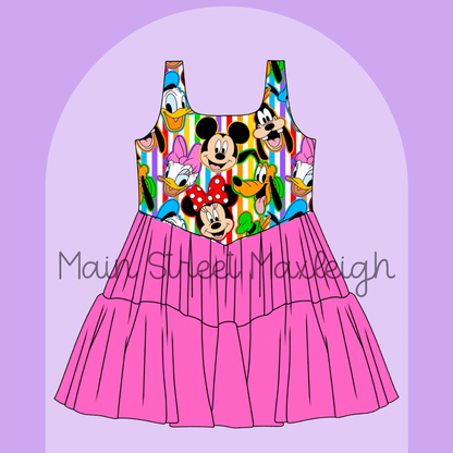 Rainbow fab 5 dress
