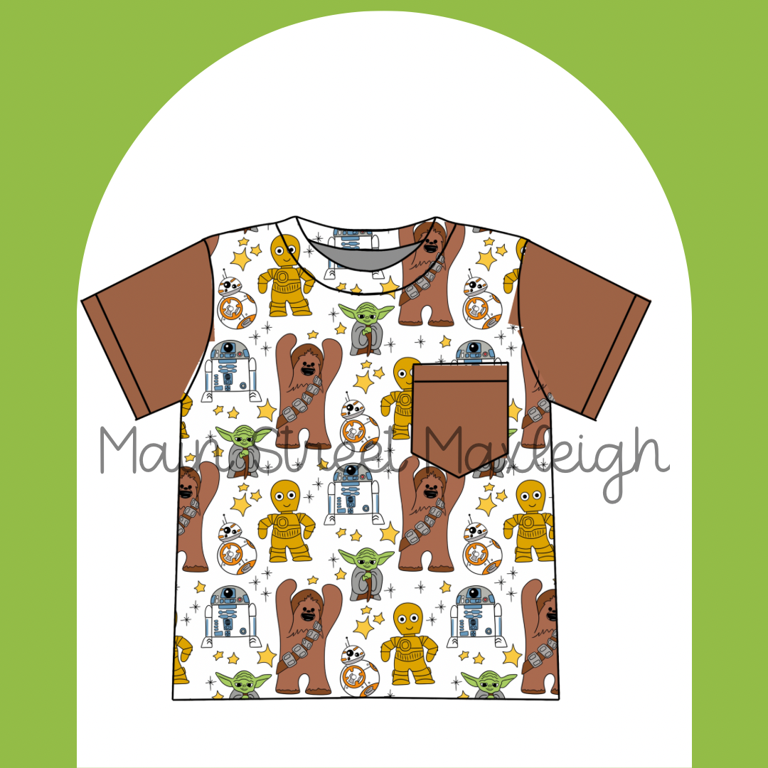 Galaxy pocket tshirt