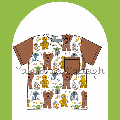 Galaxy pocket tshirt