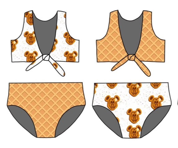 Mouse waffle reversible swim