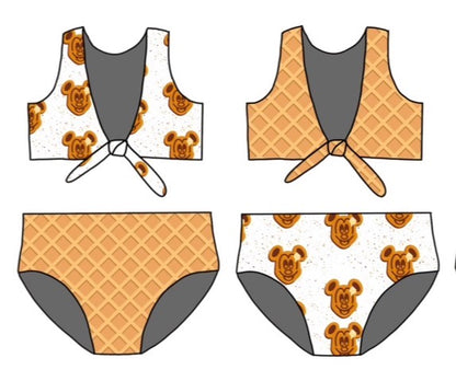 Mouse waffle reversible swim