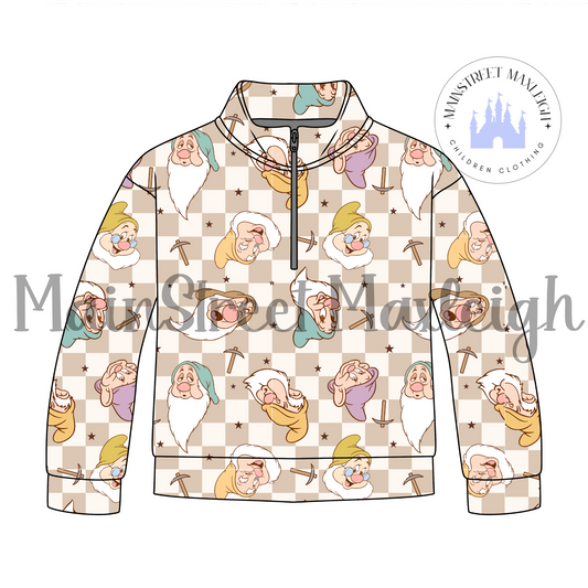 Mine train half zip up