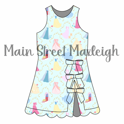 Royal gowns bow dress