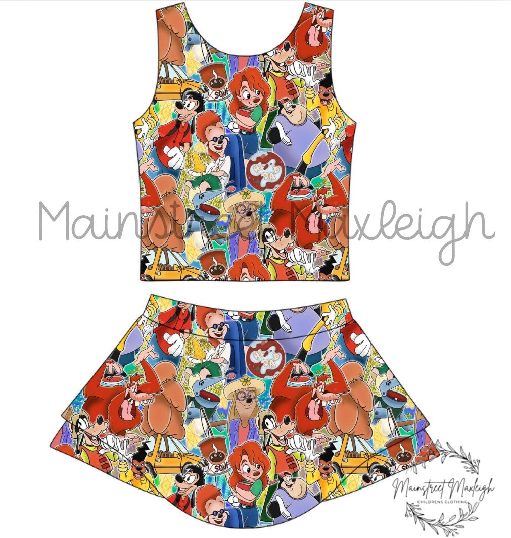 Goofy movie yoga set
