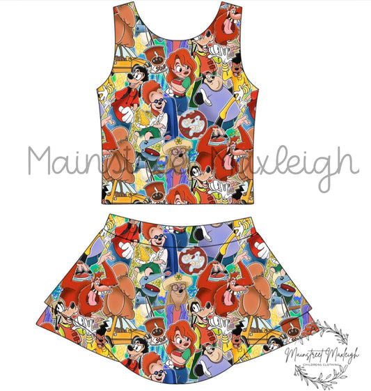 Goofy movie yoga set