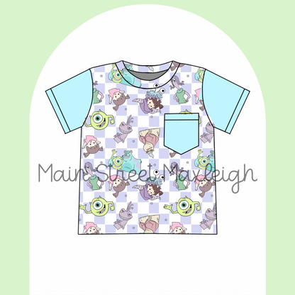 Scare floor pocket tshirt