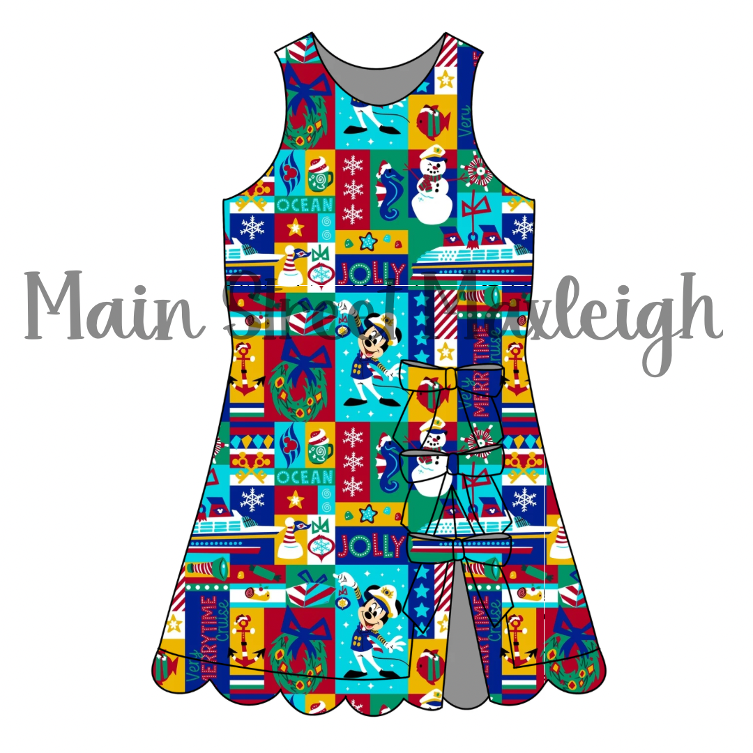 Merry time bow dress
