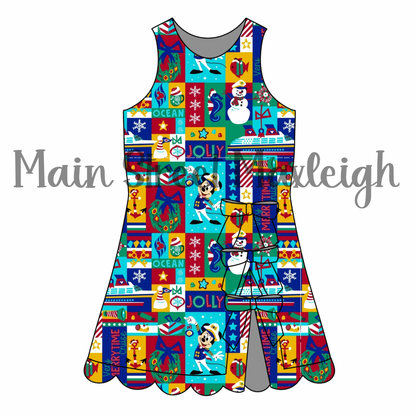 Merry time bow dress