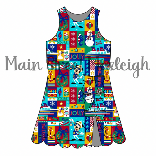 Merry time bow dress