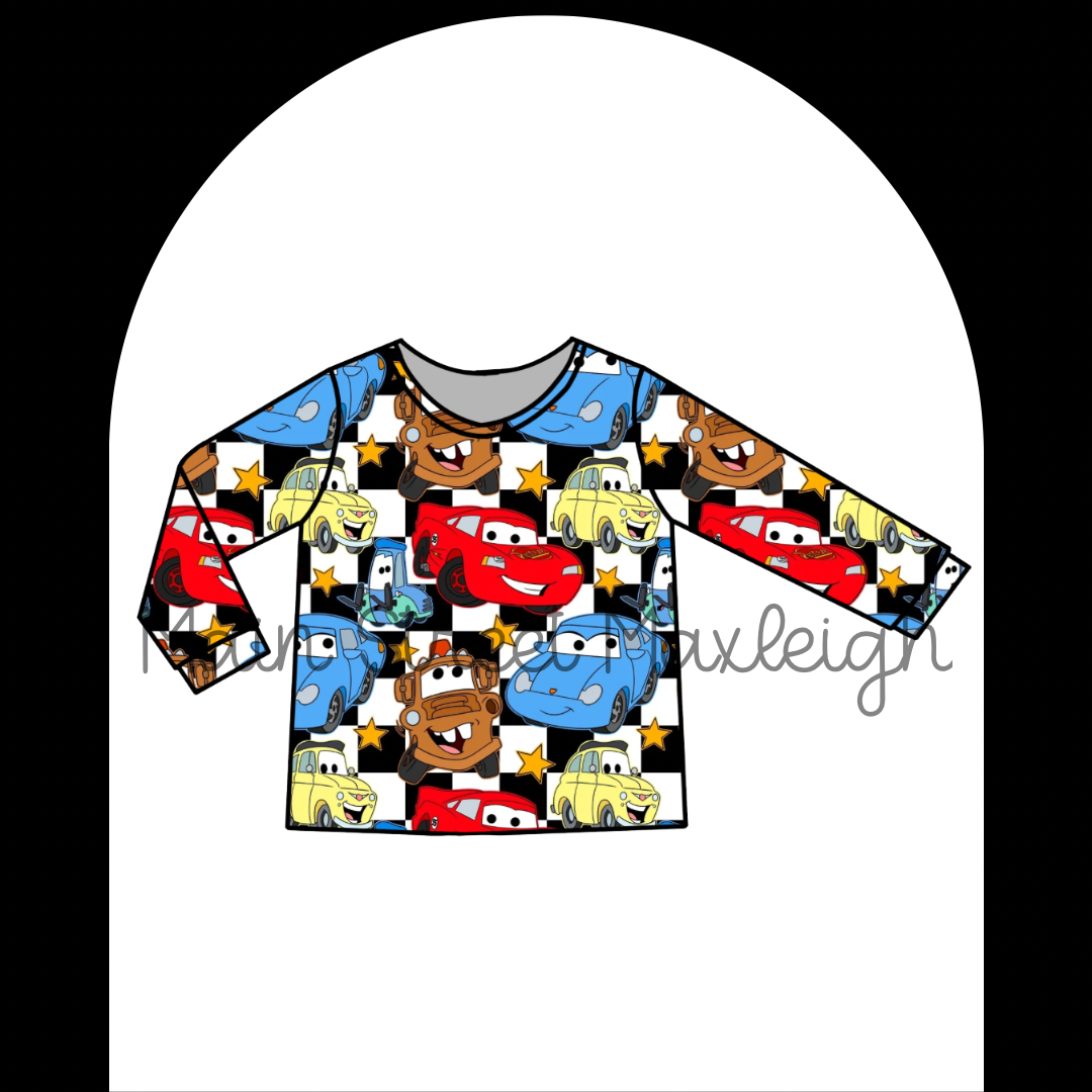 Life is a highway long-sleeve top