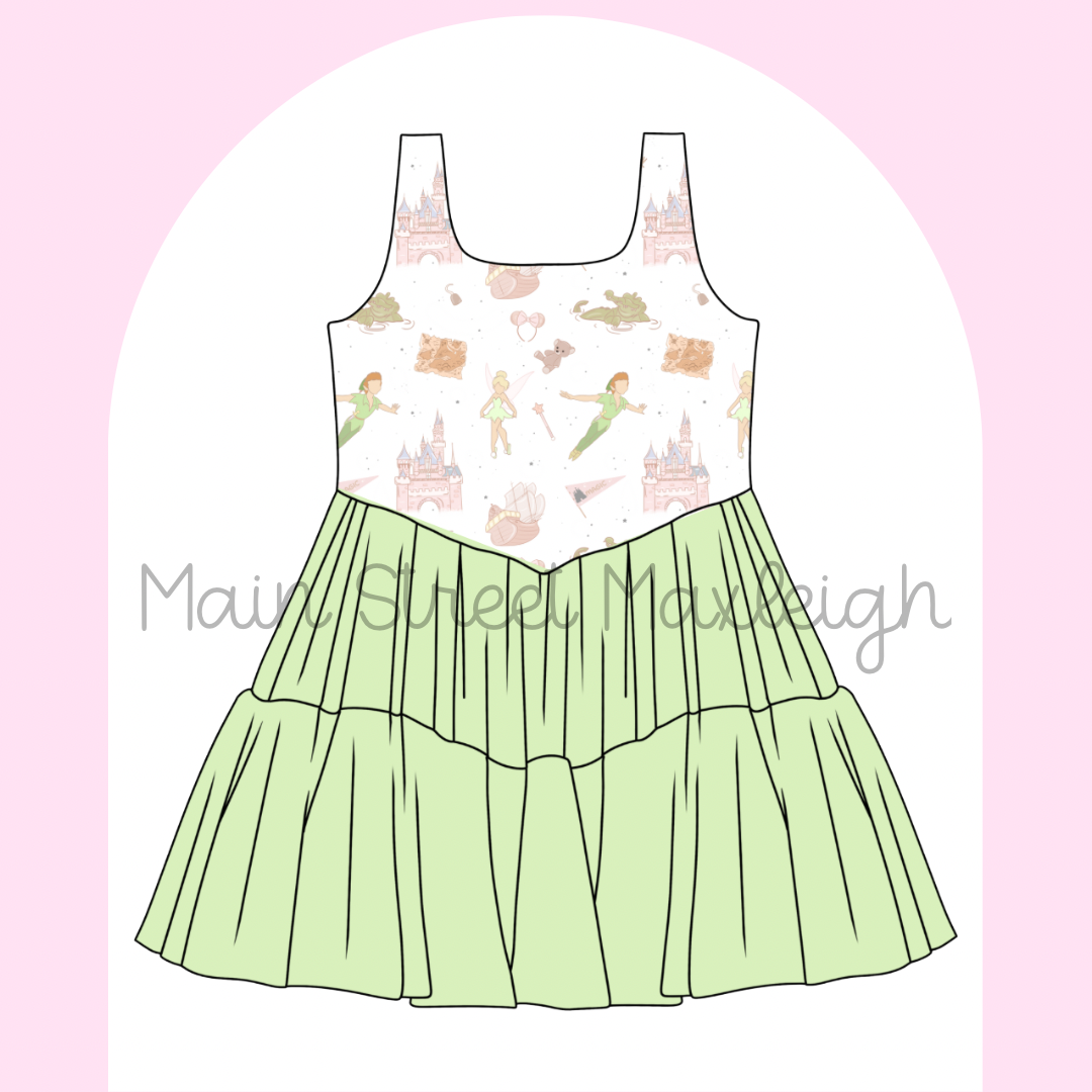 Adult small pixie dress RTS