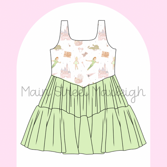 Adult small pixie dress RTS