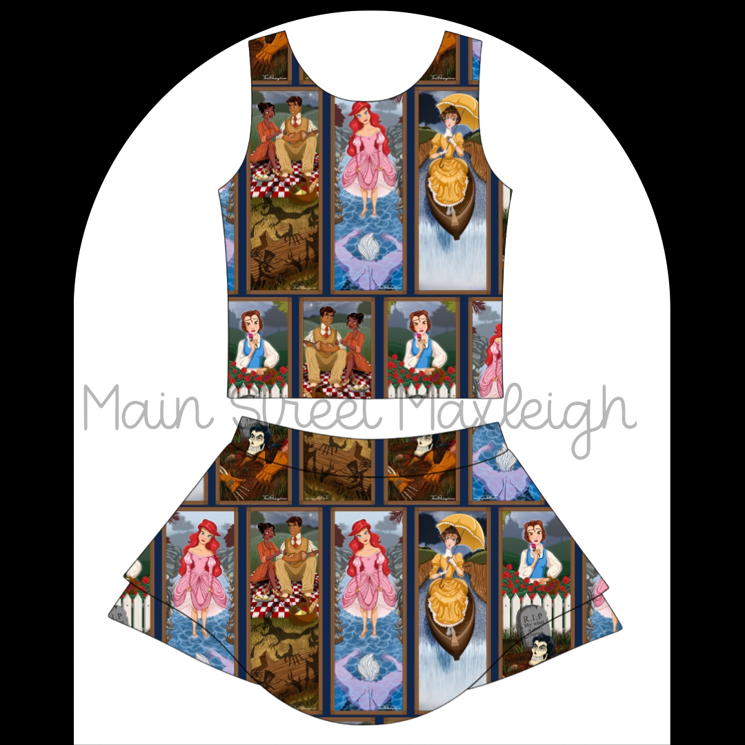 Haunted princess yoga set