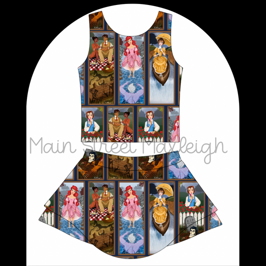 Haunted princess yoga set