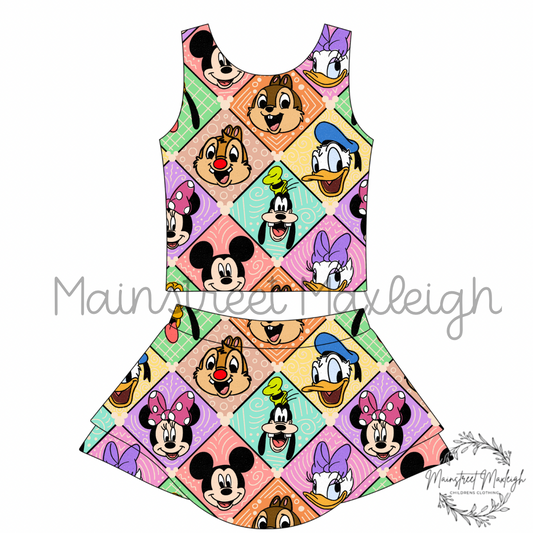 Pastel Fab 5 yoga set