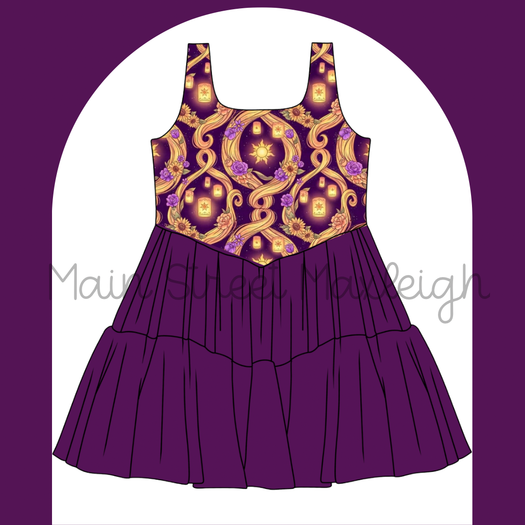 Gleaming lantern dress