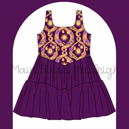 Gleaming lantern dress