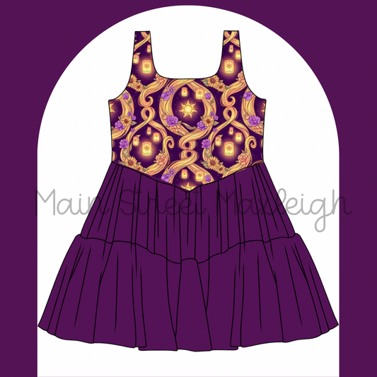 Gleaming lantern dress