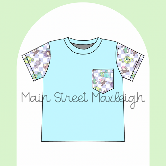 Scare floor 2.0 pocket tshirt