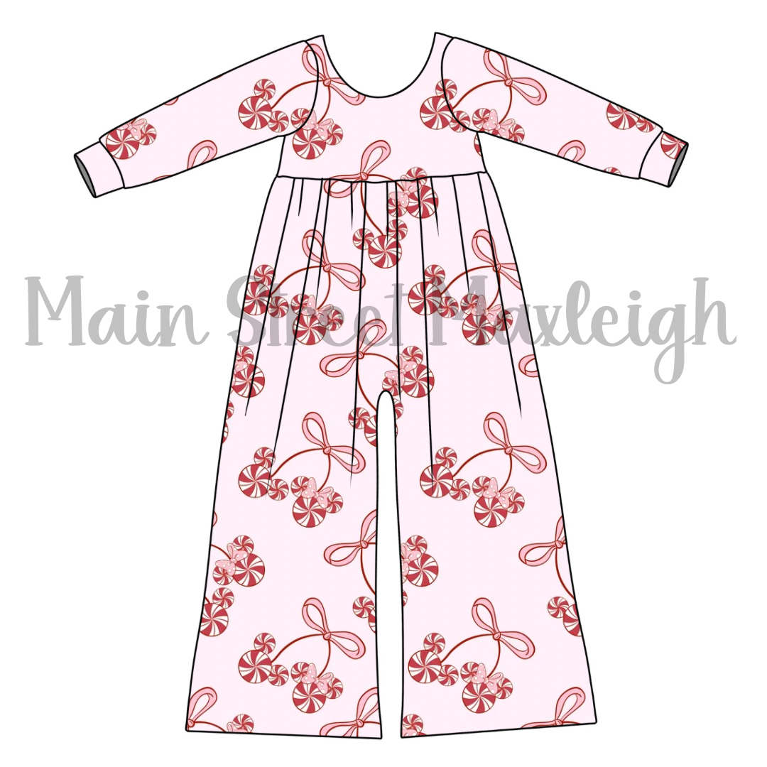 Christmas Peppermint romper