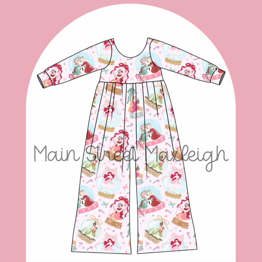 Princess snow globes Romper
