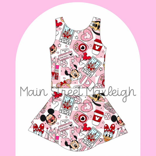 It’s a small world, valentine yoga set