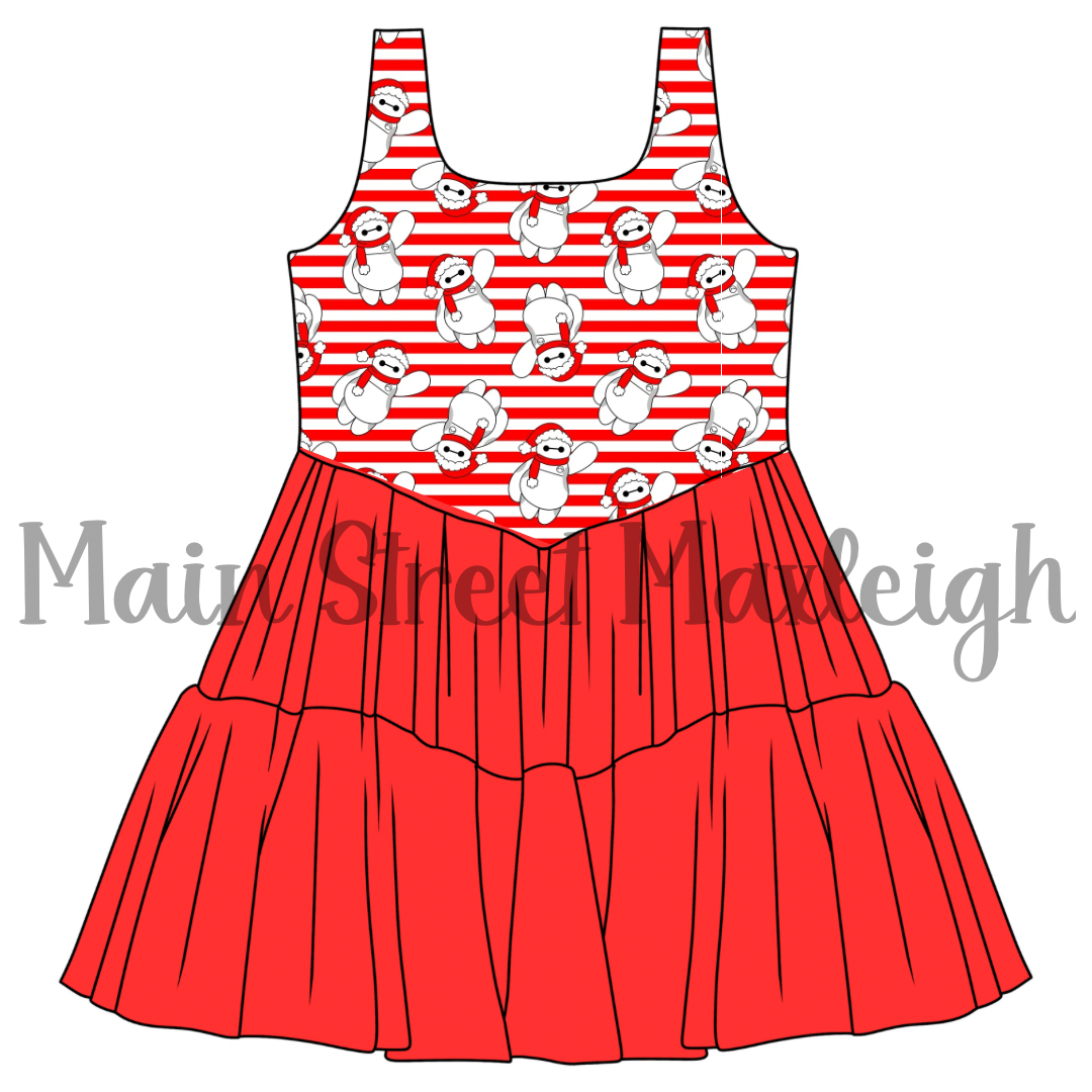 Bay Santa mesh dress