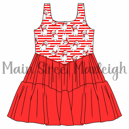 Bay Santa mesh dress