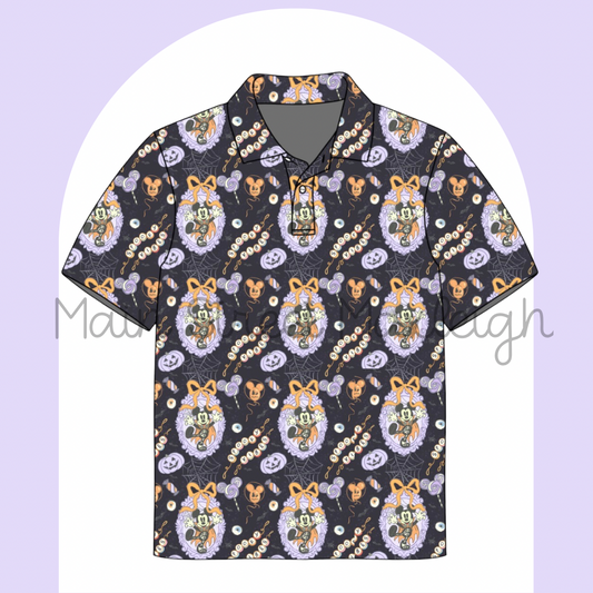 Spooky vibe Halloween polo