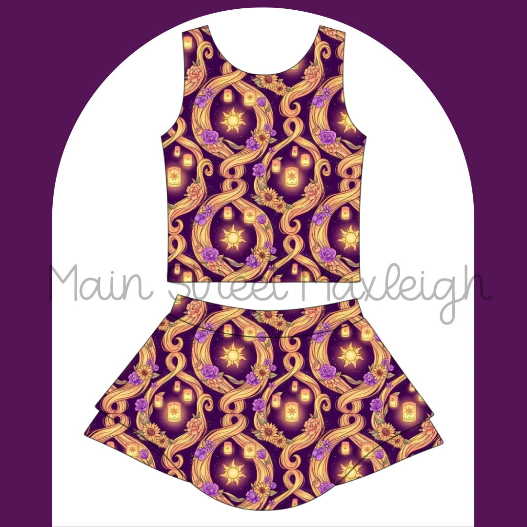 Gleaming lantern, yoga set