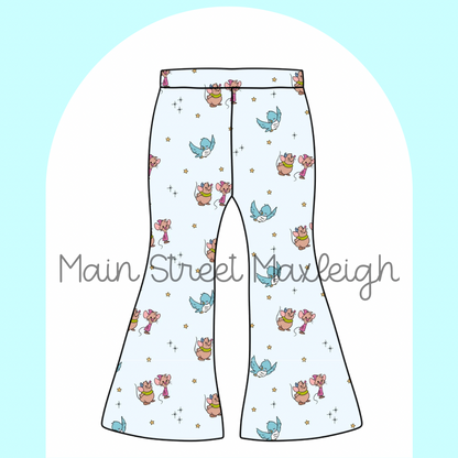 Glass slipper flares