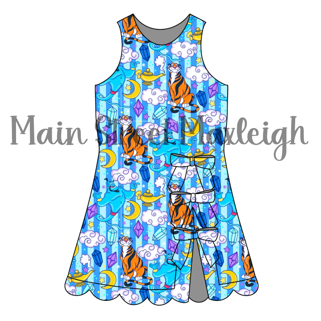 Magic lamp bow dress