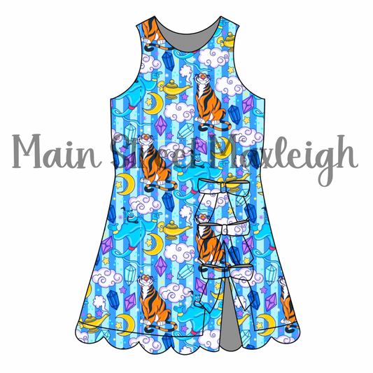 Magic lamp bow dress