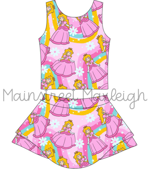 Peachy yoga set