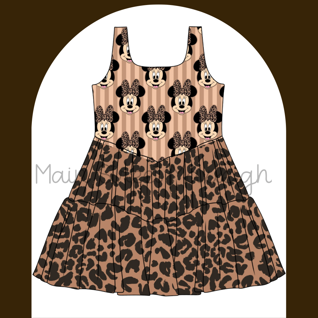 Safari bow dress