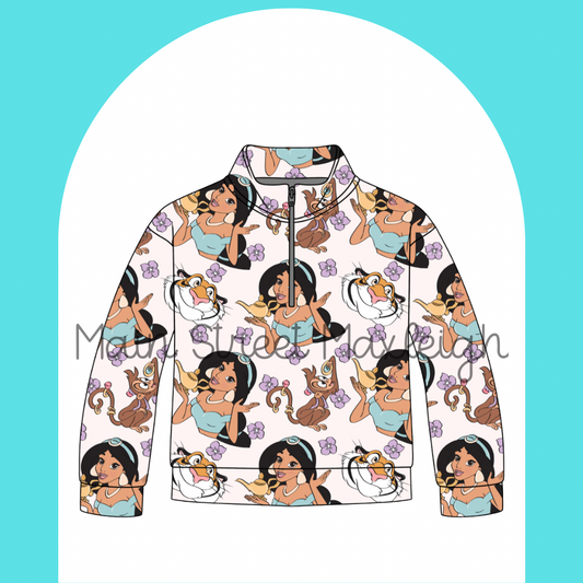 Magic carpet half zip up