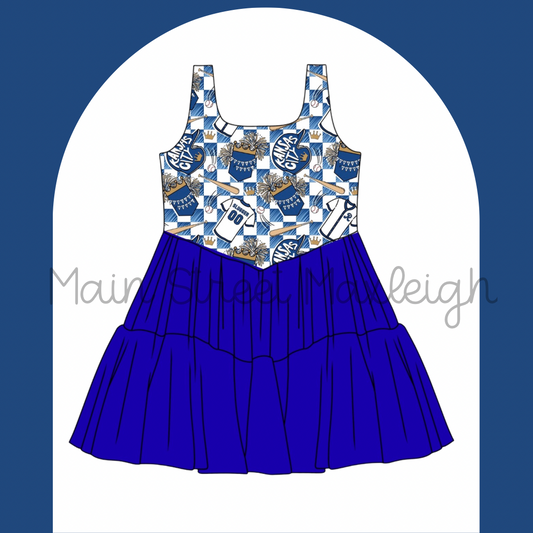 KC BASEBALL dress