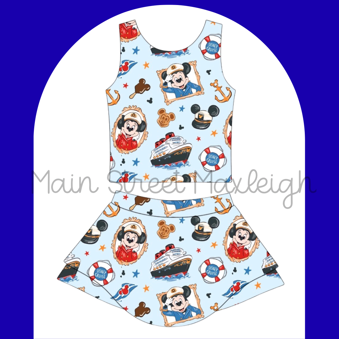 Cruise mouse waffle yoga set