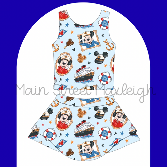 Cruise mouse waffle yoga set