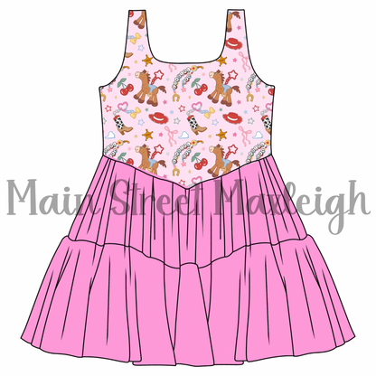 Cowgirl Era Mesh dress