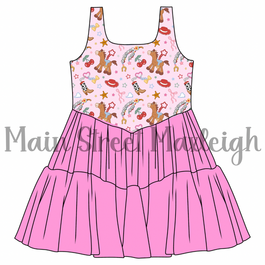 Cowgirl Era Mesh dress