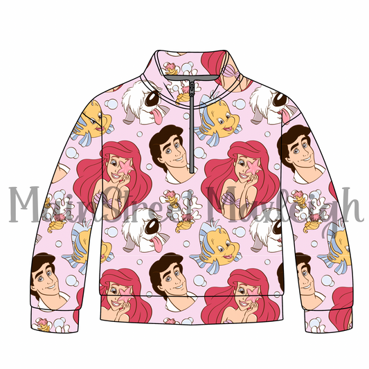 Under the sea half zip up